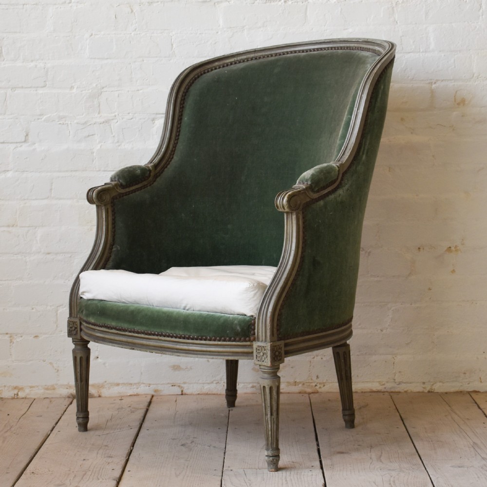 Pair of French Painted Armchairs  View IV