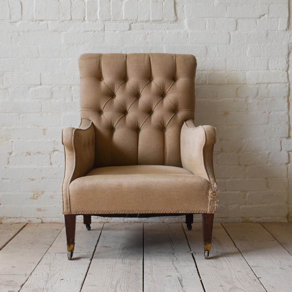 Good Quality Edwardian Armchair View III