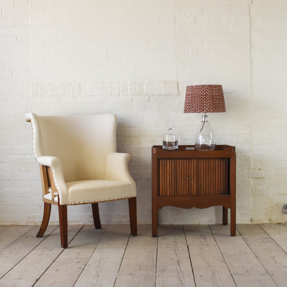 Mahogany Tray Top Commode View II