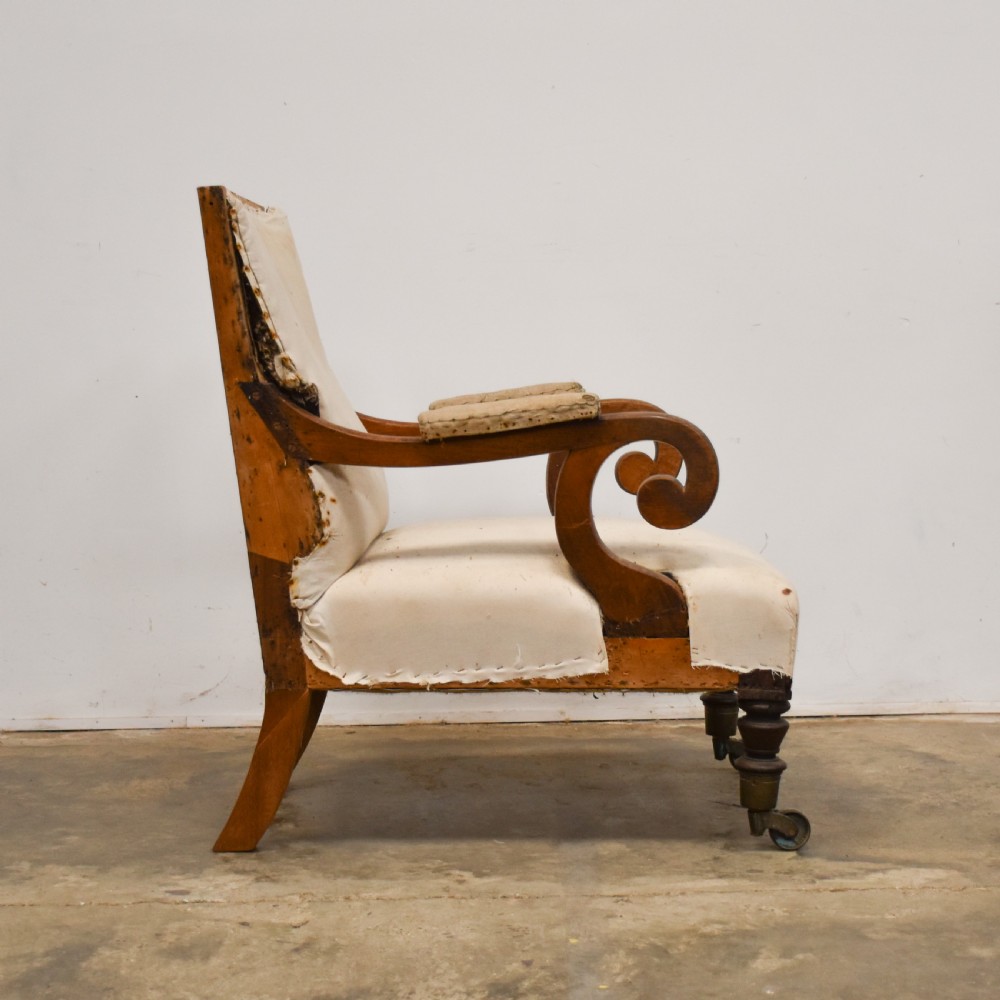 Mahogany Library Chair View III