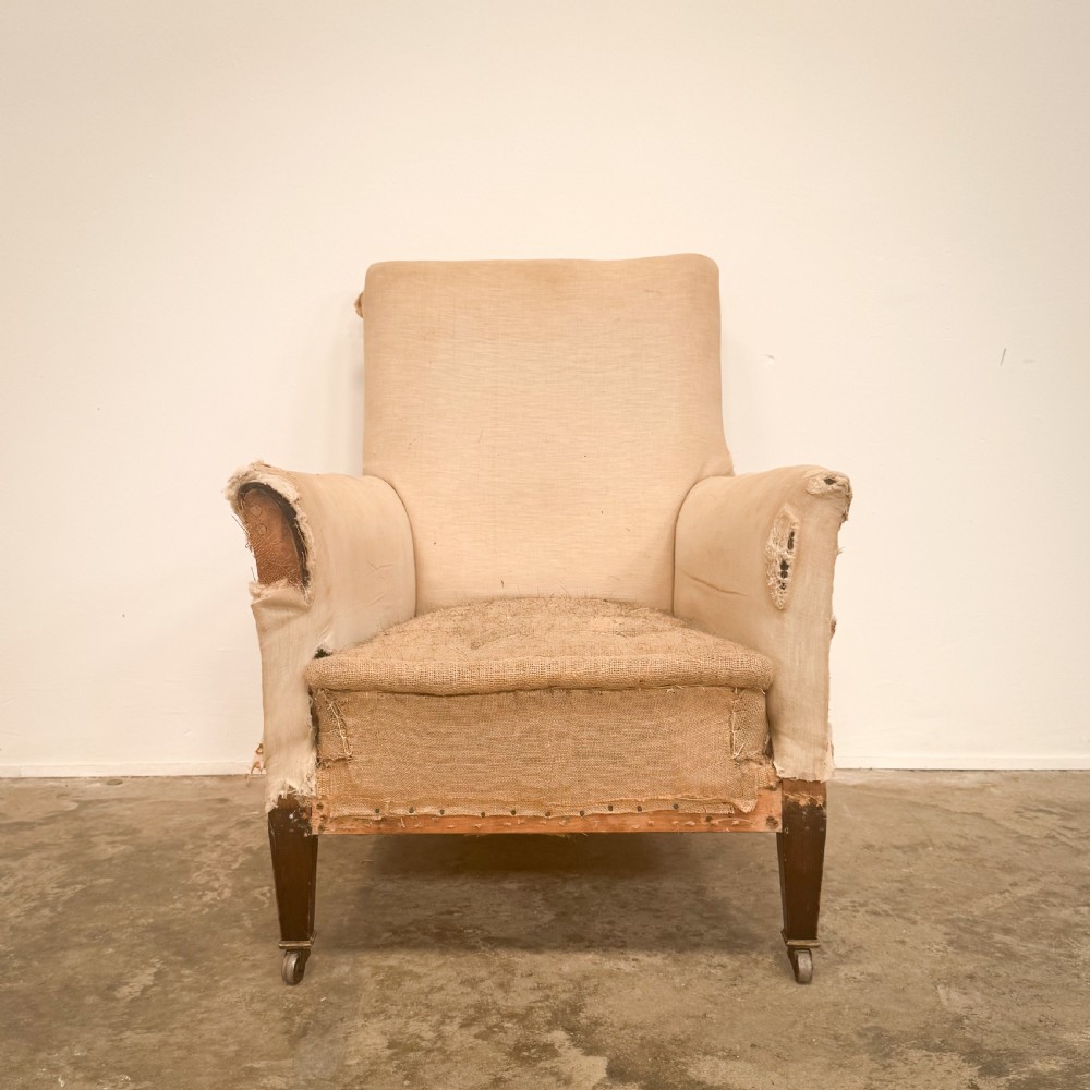 Edwardian Library Armchair View II