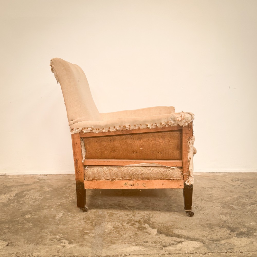 Edwardian Library Armchair View III