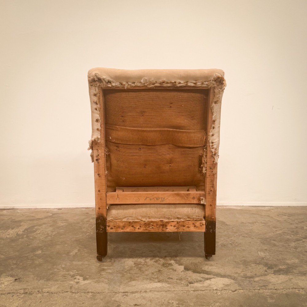 Edwardian Library Armchair View IV