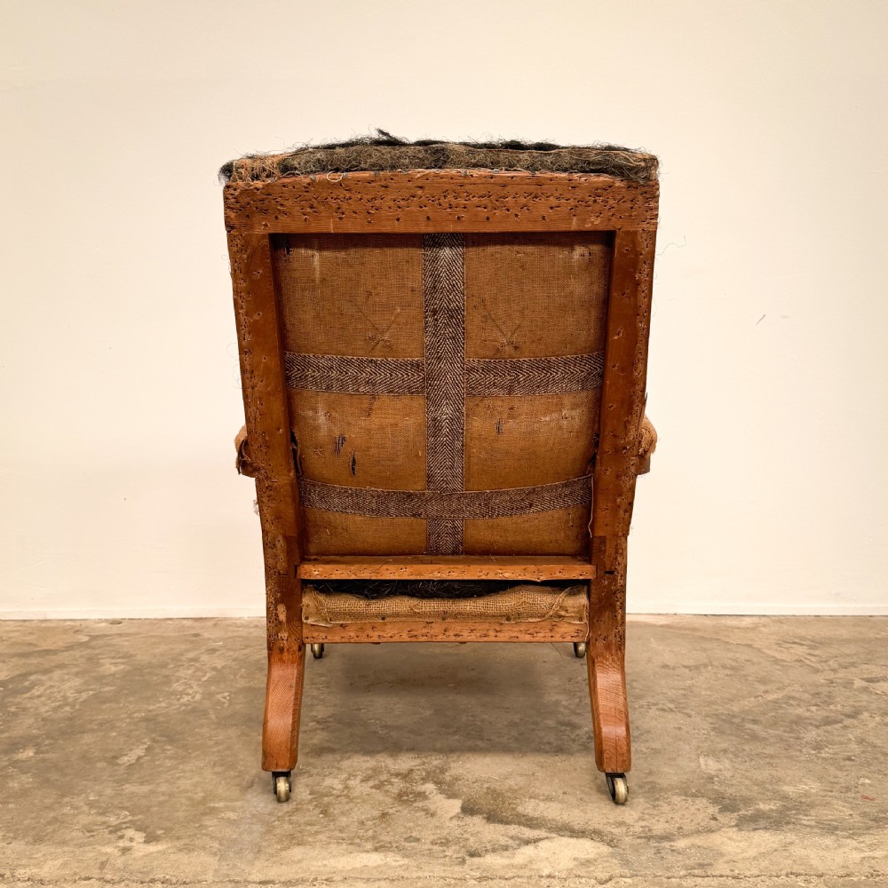 Late 29th Century Open Arm Library Chair View IV