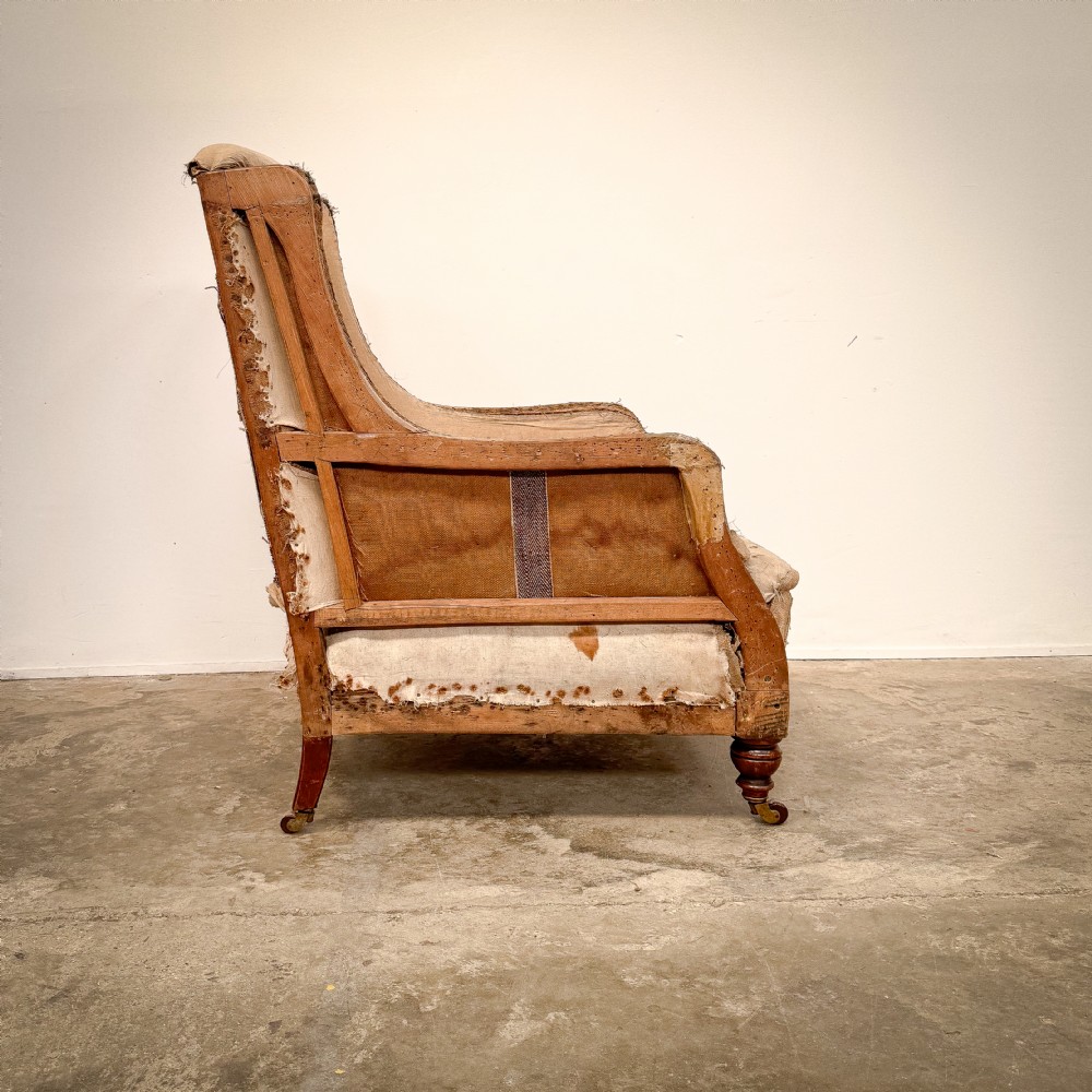 19th Century Winged Armchair View III