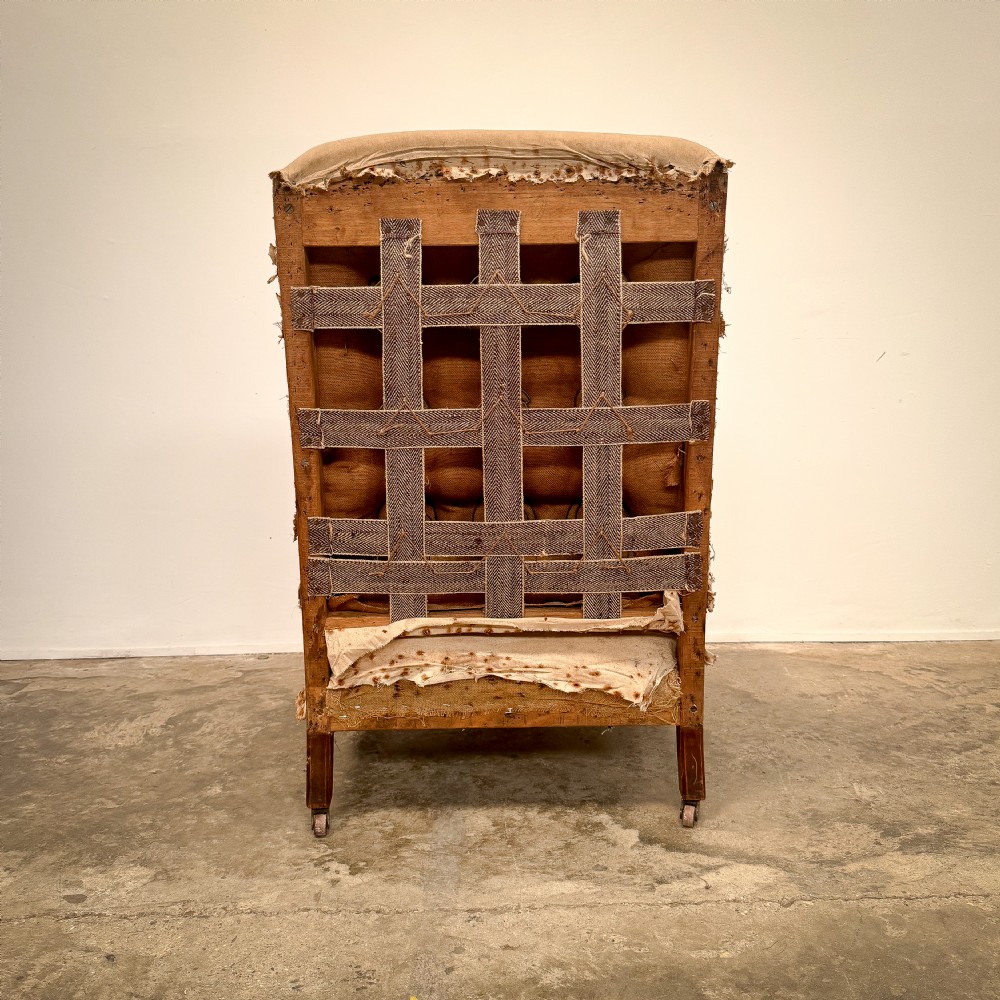 19th Century Winged Armchair View IV