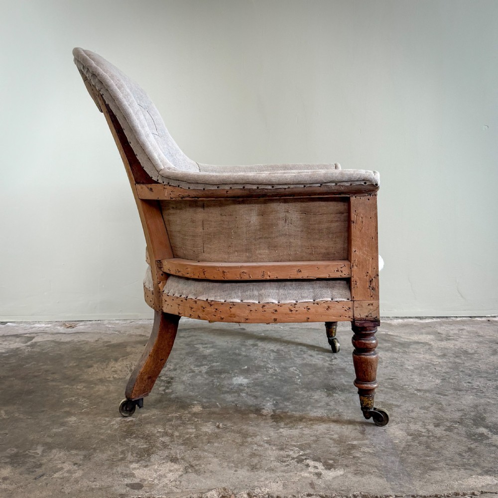 19th Century English Library Chair View III