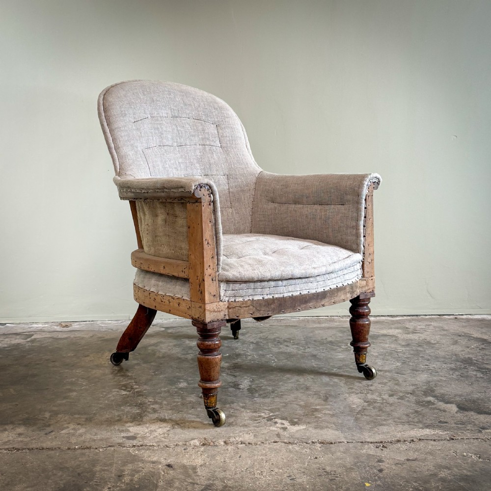 19th Century English Library Chair View IV