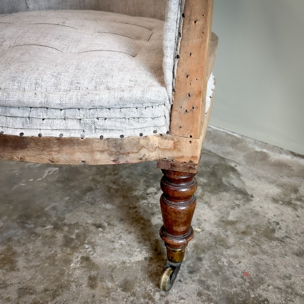 19th Century English Library Chair View VIII