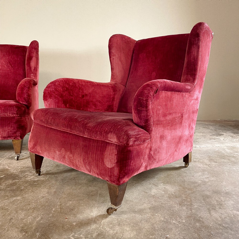 Pair Howard Style Armchairs View V