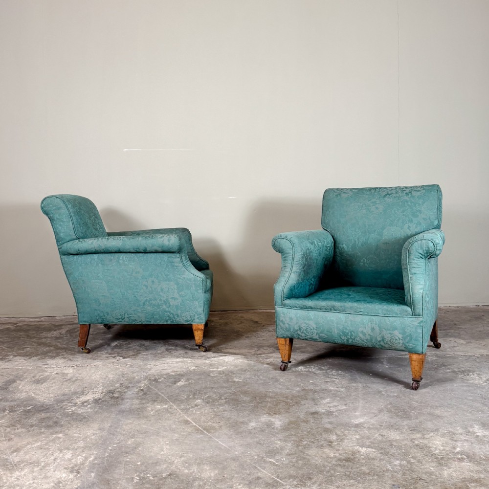 Pair of Edwardian Armchairs 