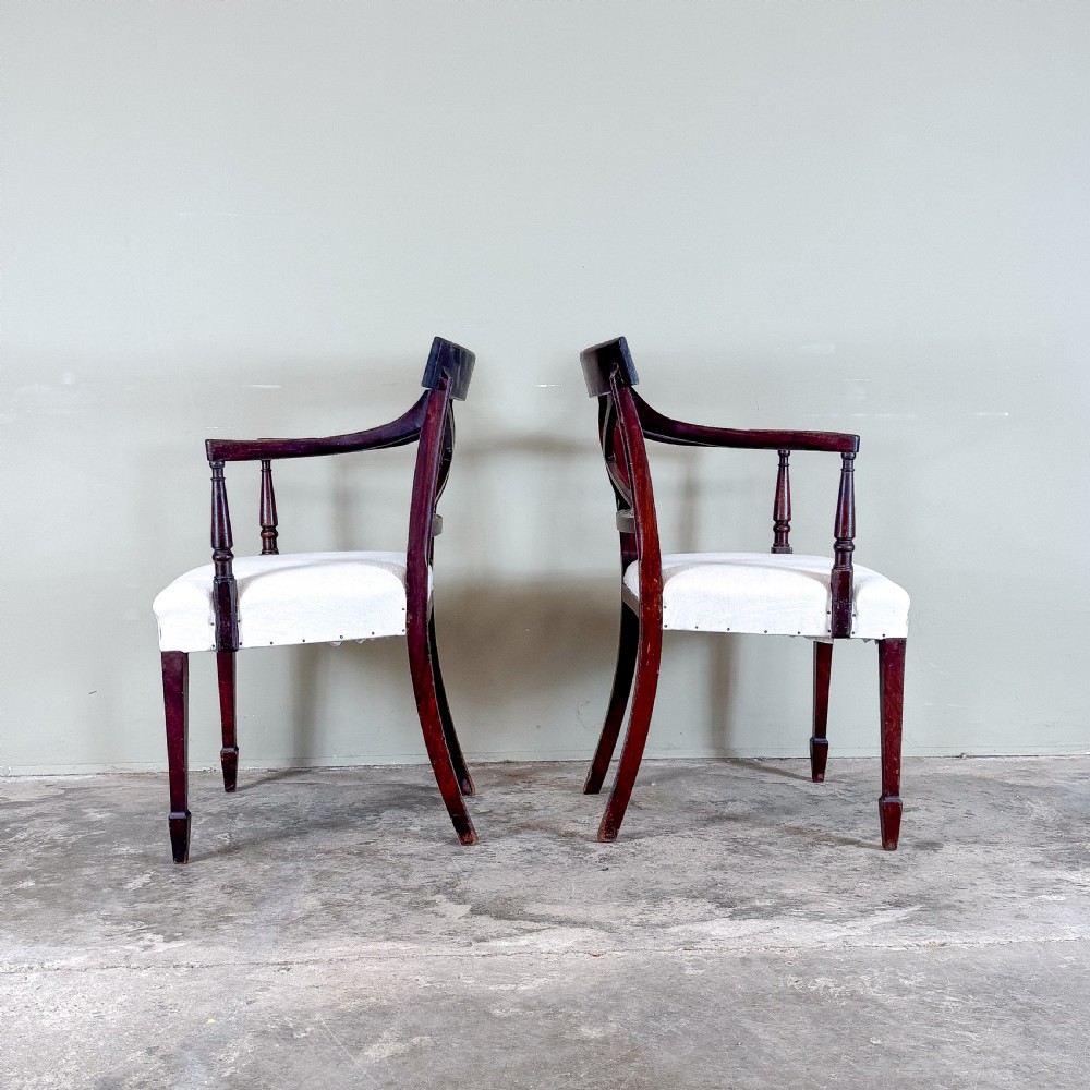 Set of Six Sheraton Design Dining Chairs  View IV