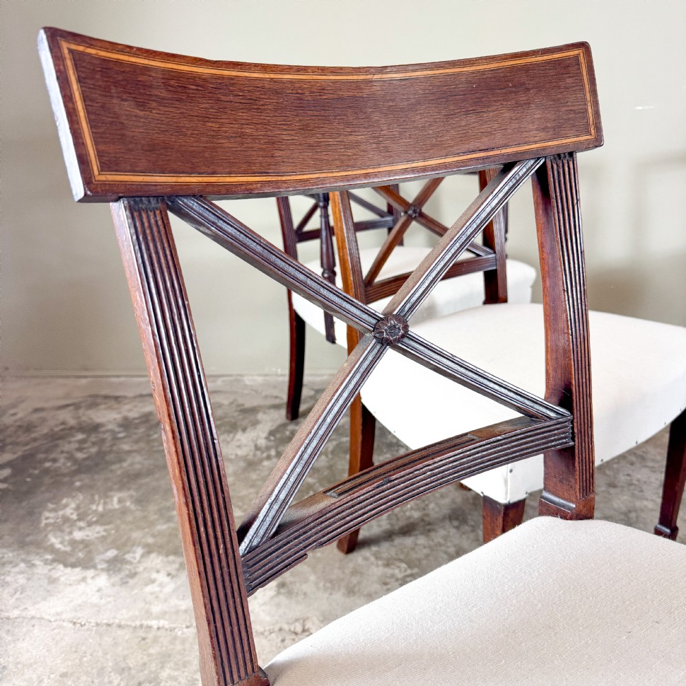 Set of Six Sheraton Design Dining Chairs  View VIII