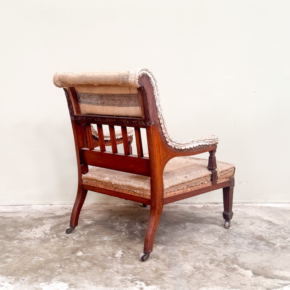 Petite Open Arm Library Chair View III
