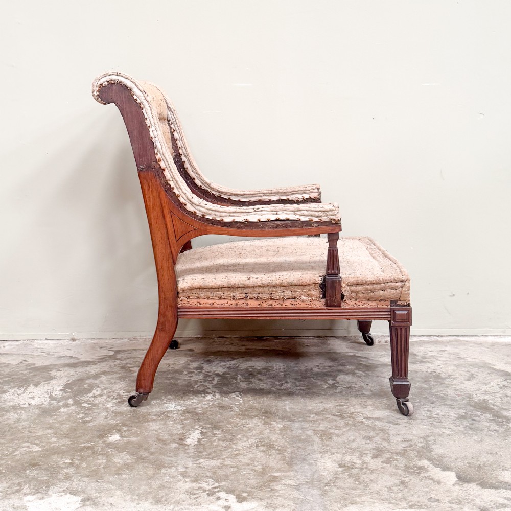 Petite Open Arm Library Chair View IV