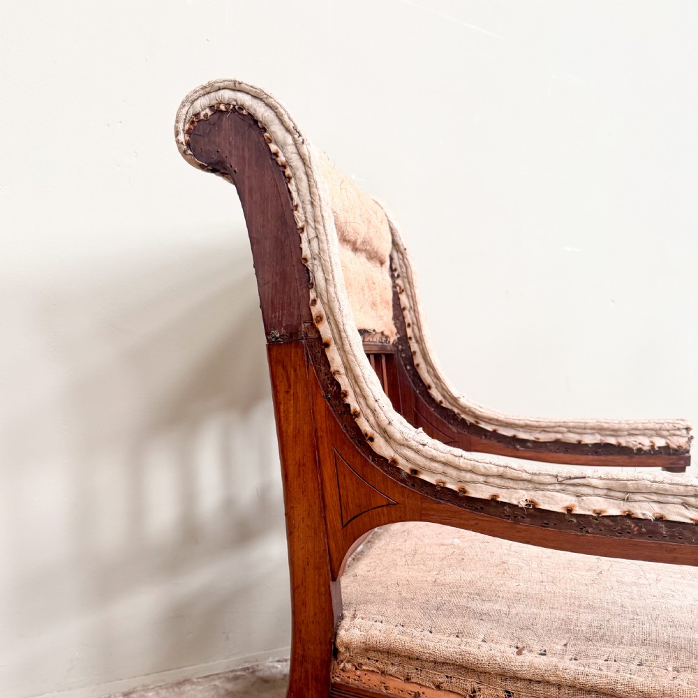 Petite Open Arm Library Chair View V