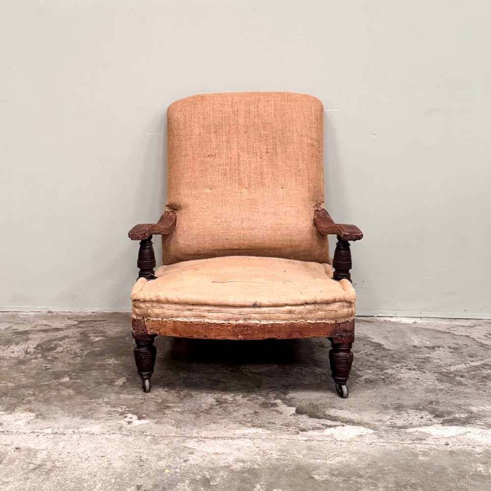 Open Arm Library Chair