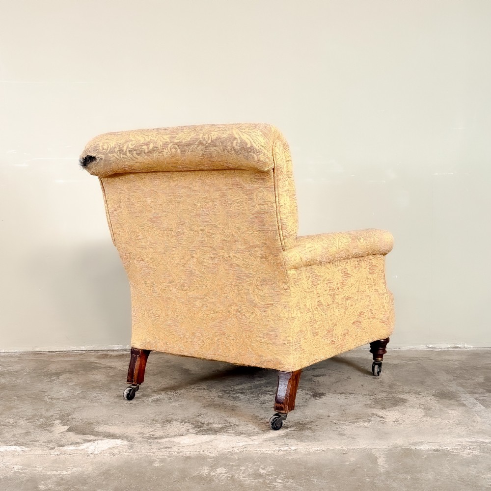 19th Century English Deep Seated Armchair  View IV