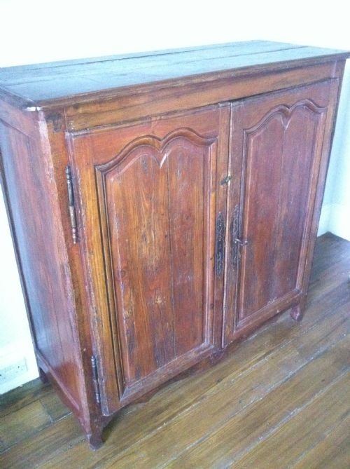 19th Century French Fruitwood Cupboard.