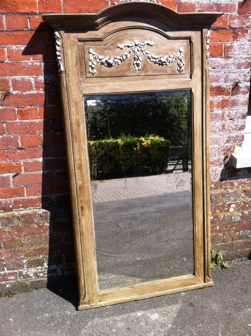 19th Century French Painted Pier Mirror