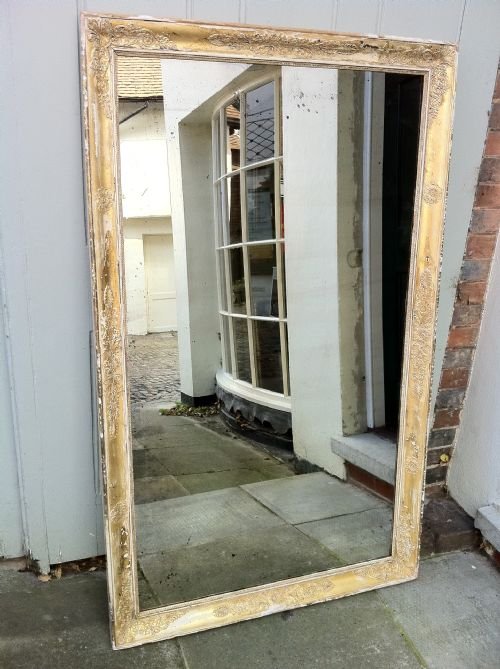 Early 19th Century French Louis Phillipe Wall Mirror.