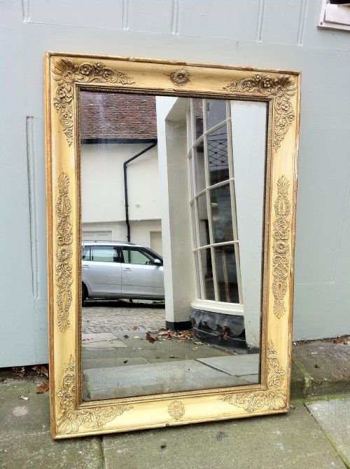 Early 19th Century French Louis Phillipe Wall Mirror.