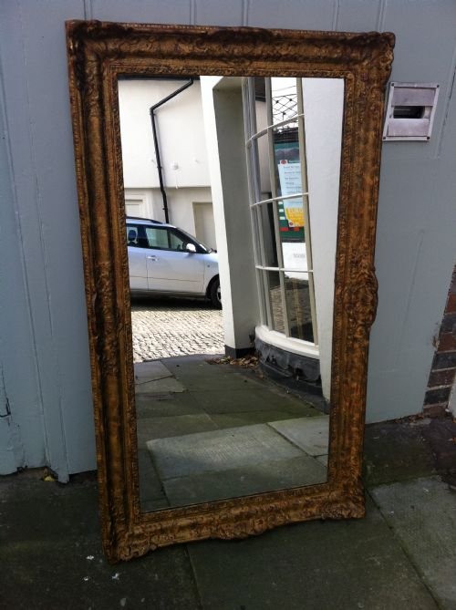 Late 19th Century Painted Wall Mirror