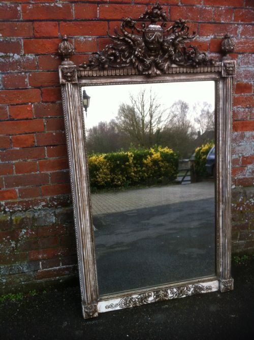 Early 19th Century French Dragon Crested Wall Mirror