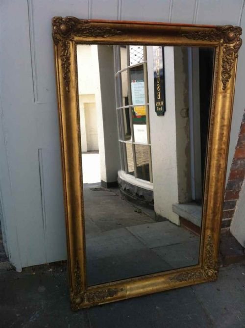 Early 19th Century French Gilt Louis Phillippe Wall Mirror.