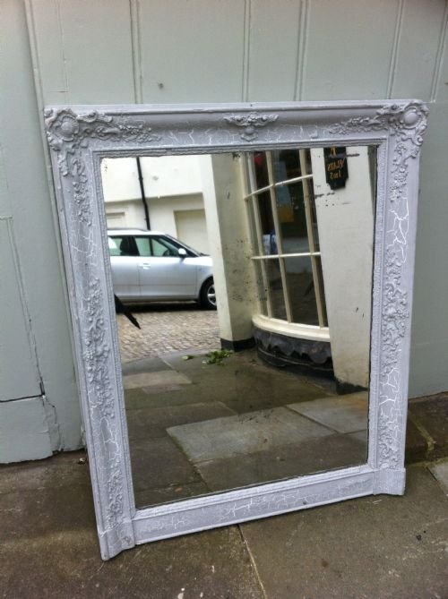 19th Century French Painted Mirror