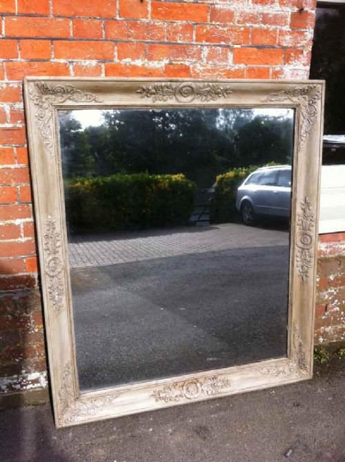 A Stunning Large Painted Louis Phillippe Mirror
