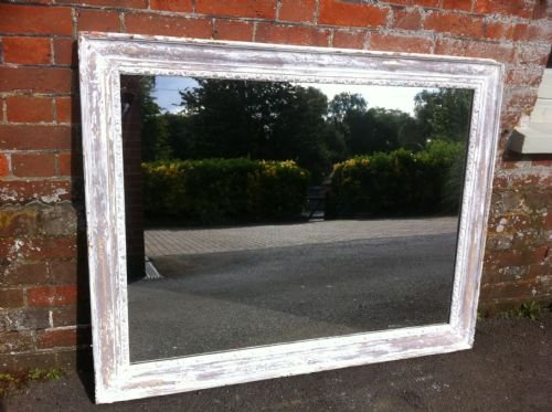 Early 19th Century French Painted Mirror.