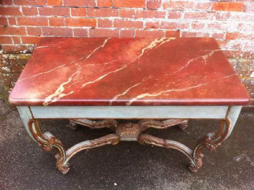 19th Century French Painted Centre Table