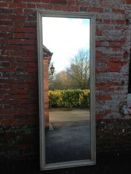 A Highly Useful 19th Century French Painted Mirror