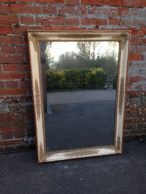 A Highly Useful Size Antique French Louis Phillippe Mirror.