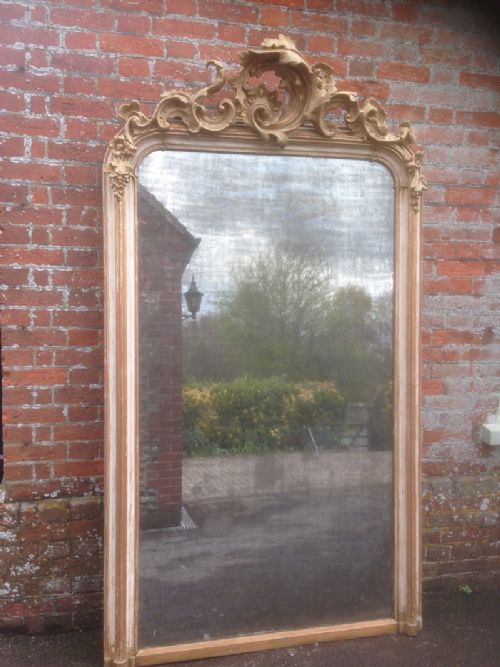 An Absolutely Stunning Very Large Antique 19th Century French Original Mirror.