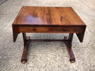 A Very Useful 19th Century Regency Rosewood Sofa Table.