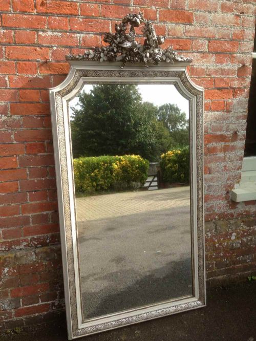 A  Large 19th Century French Decorative Mirror