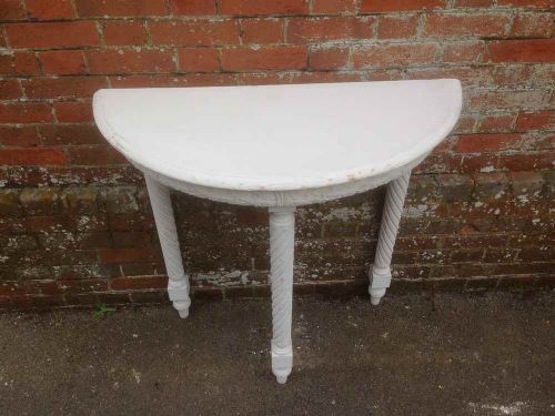 A Highly Decorative Painted 19th Century Antique Painted Console Table.