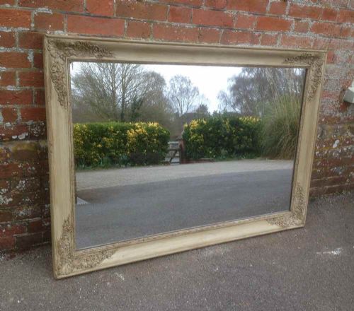 Early 19th Century Painted French Original Louis Philippe Wall Mirror