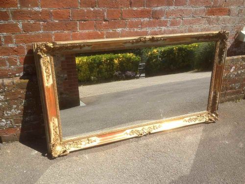 A Very Early Antique 19th Century French Original Large Louis Philippe Mirror.