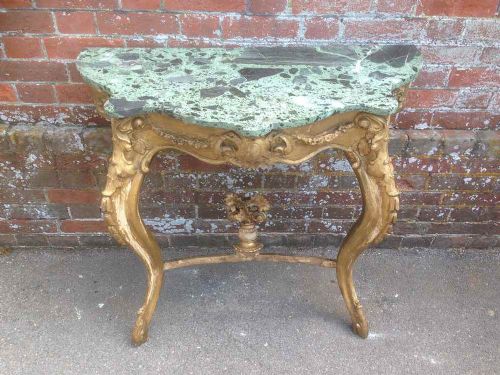 A Very Useful Size Antique 19th Century French Original Distressed Console.