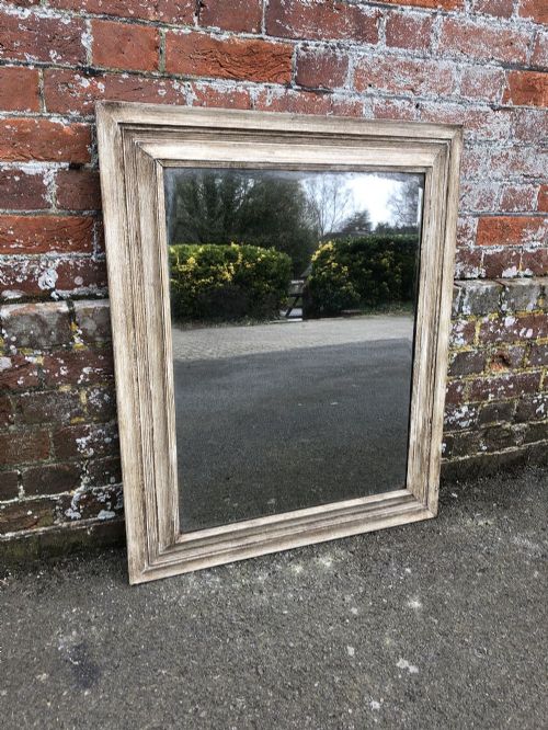 A Superb Good Size Antique19th Century  French Carved Wood Painted Mirror.