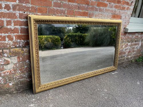 A Wonderful Large Antique French 19th Century Carved Wood and Gesso Original Gilt Mirror.