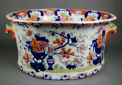 MASON'S IRONSTONE CHINA FOOT BATH - ADDITIONAL PHOTO 2