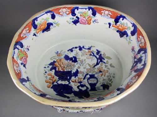 MASON'S IRONSTONE CHINA FOOT BATH - ADDITIONAL PHOTO 4