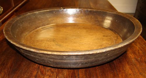 A WELSH SYCAMORE EARLY 19TH CENTURY DAIRY BOWL - ADDITIONAL PHOTO 1