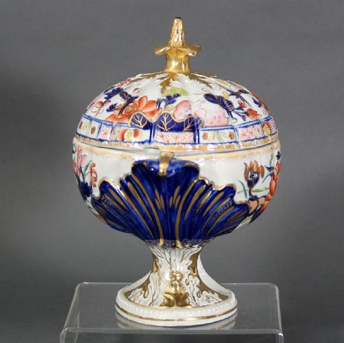 A MASON'S IRONSTONE CHINA TUREEN WATER LILY - ADDITIONAL PHOTO 1