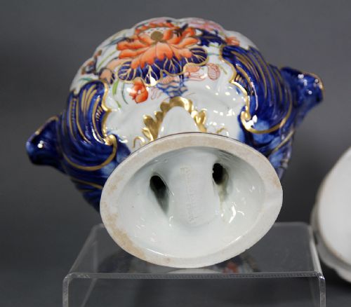 A MASON'S IRONSTONE CHINA TUREEN WATER LILY - ADDITIONAL PHOTO 3
