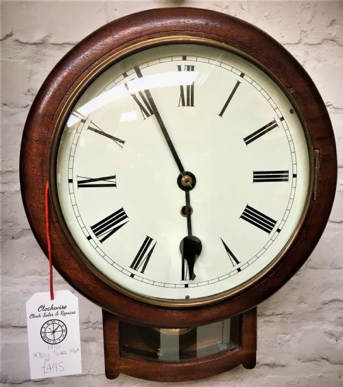 Eight Day Mini Fusee Wall Clock